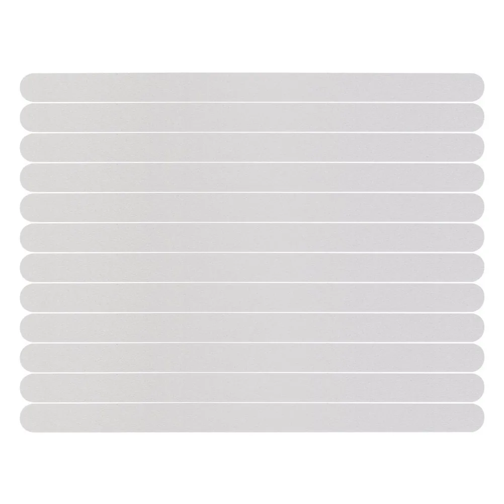 12pcs Non Tape White Safety Stickers for Staircase Treads Steps Ladders Ramps 38x2cm Anti Nonslip Floor Bath
12pcs Non Tape White Safety Stickers for Staircase Treads Steps Ladders Ramps 38x2cm Anti Nonslip Floor Bath
