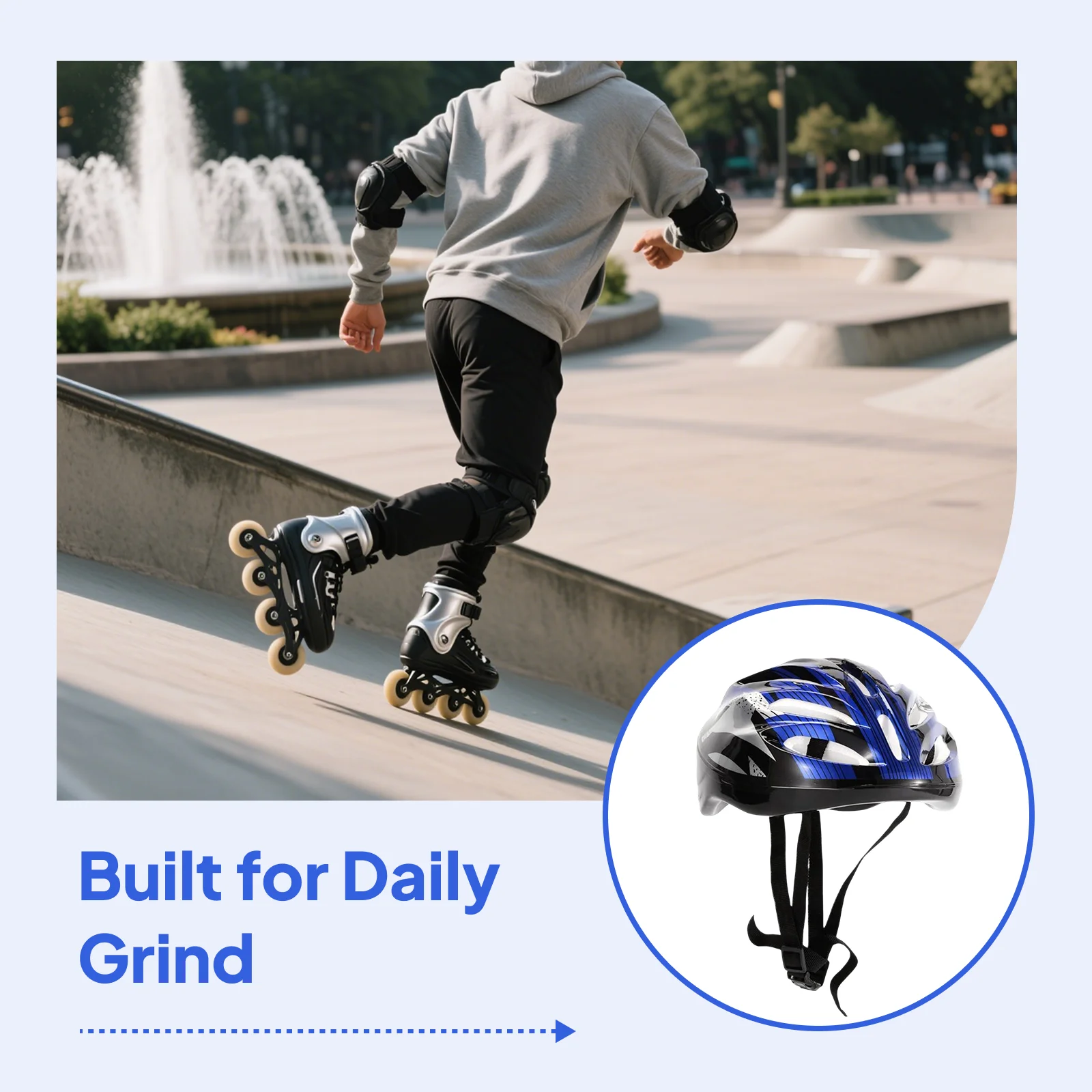 Adjustable Skateboard Helmet for Mtb Unisex Rollerblading Gear Impact Resistant Pvc Eps Cycling Helmet for Urban Riding
Adjustable Skateboard Helmet for Mtb Unisex Rollerblading Gear Impact Resistant Pvc Eps Cycling Helmet for Urban Riding
