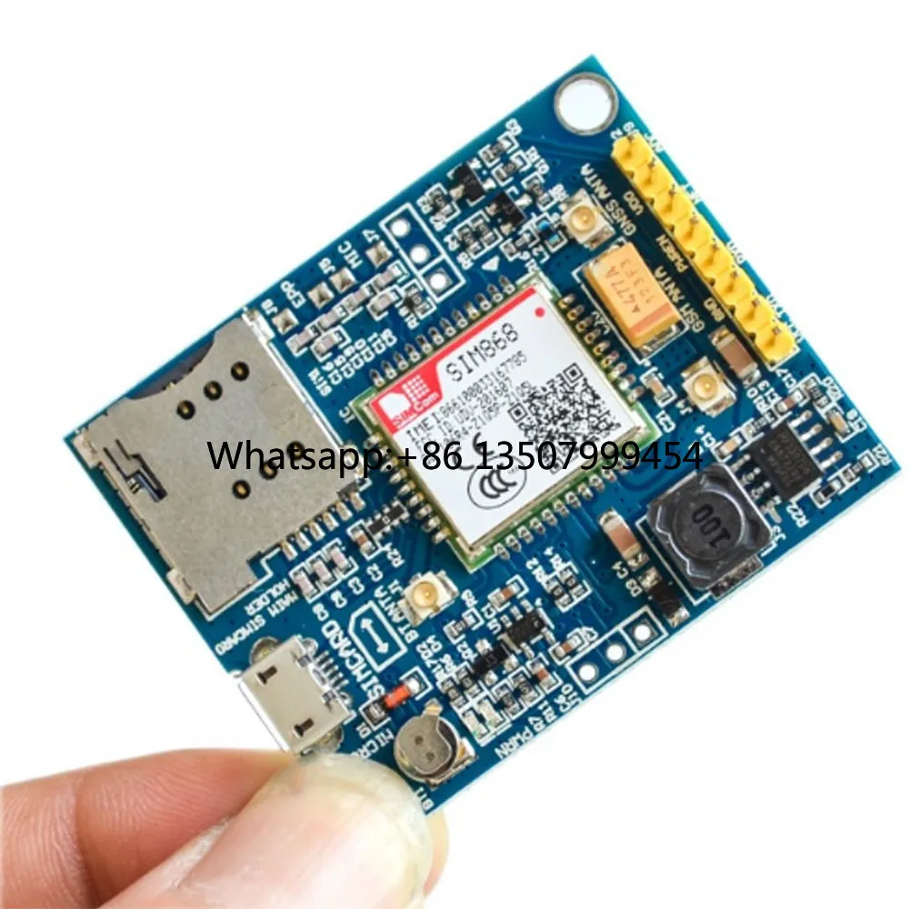 SIM868 GSM GPRS GPS BT CELLULAR MODULE,MINI SIM868 board SIM868 breakout board instead of SIM808
SIM868 GSM GPRS GPS BT CELLULAR MODULE,MINI SIM868 board SIM868 breakout board instead of SIM808