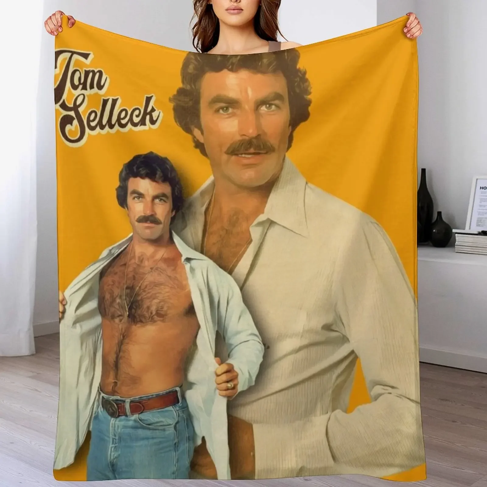 Tom Selleck Throw Blanket Bed Thin Luxury Brand Soft Blankets
Tom Selleck Throw Blanket Bed Thin Luxury Brand Soft Blankets