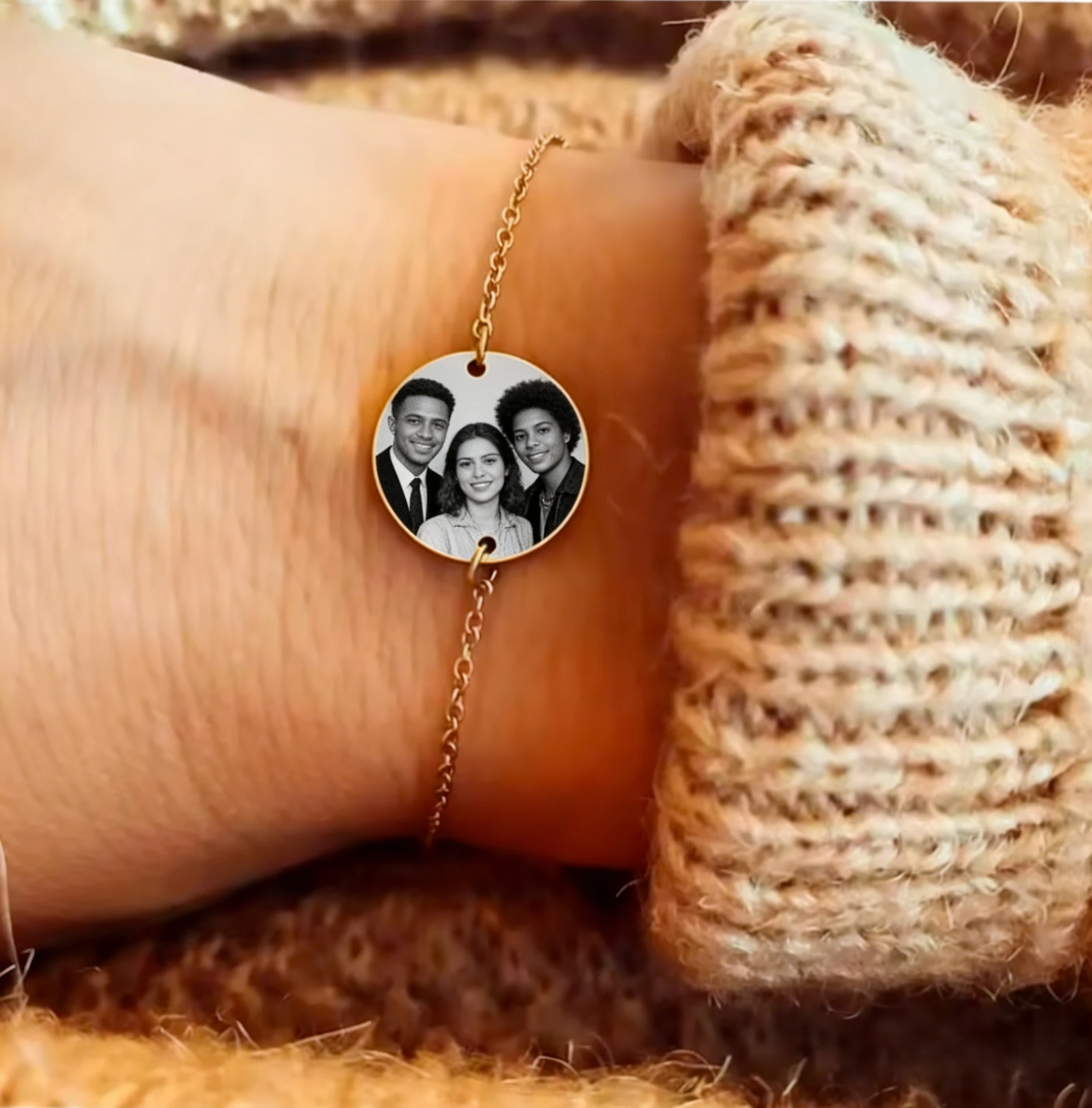 Personalized Jewelry Making Round Bracelets For Women Children Engraved Name Photos Simple Stainless Steel Birthday Jewelry Gift
Personalized Jewelry Making Round Bracelets For Women Children Engraved Name Photos Simple Stainless Steel Birthday Jewelry Gift