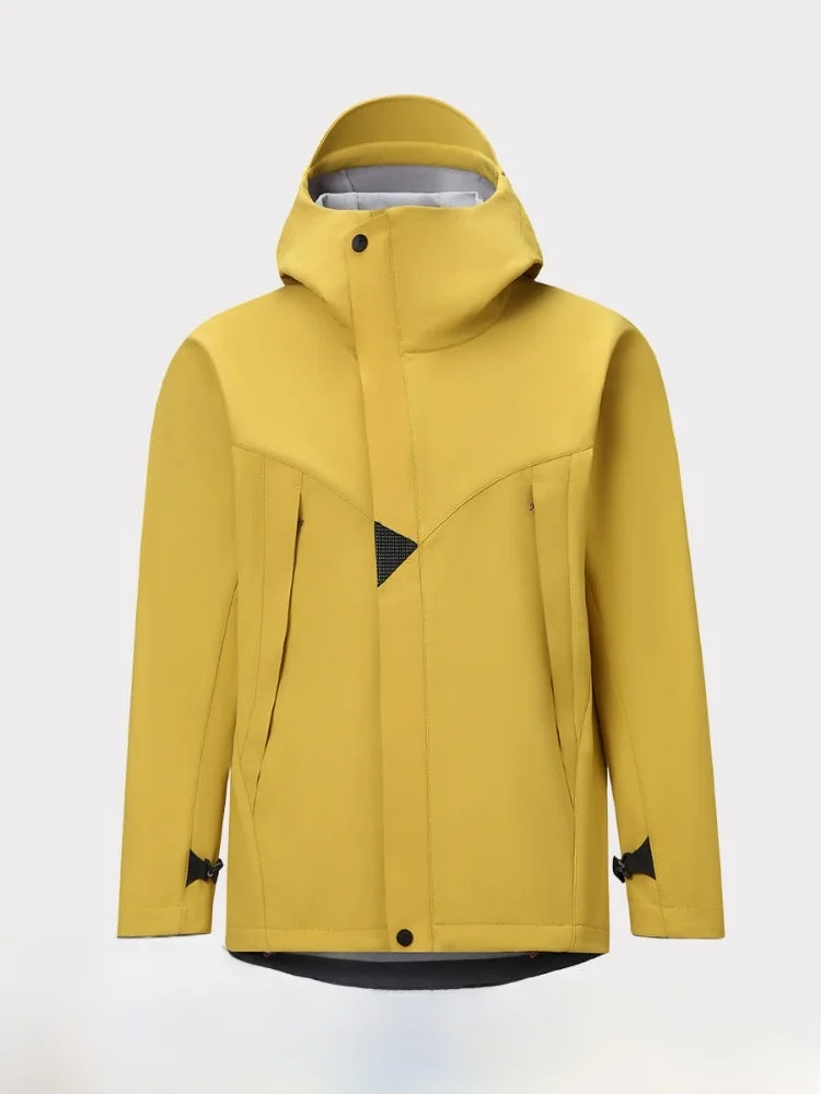 Outdoor High-End Couples Soft Jacket Windproof Waterproof Hooded Fleece Lined Men's Jacket Casual Style Zipper Closure
Outdoor High-End Couples Soft Jacket Windproof Waterproof Hooded Fleece Lined Men's Jacket Casual Style Zipper Closure
