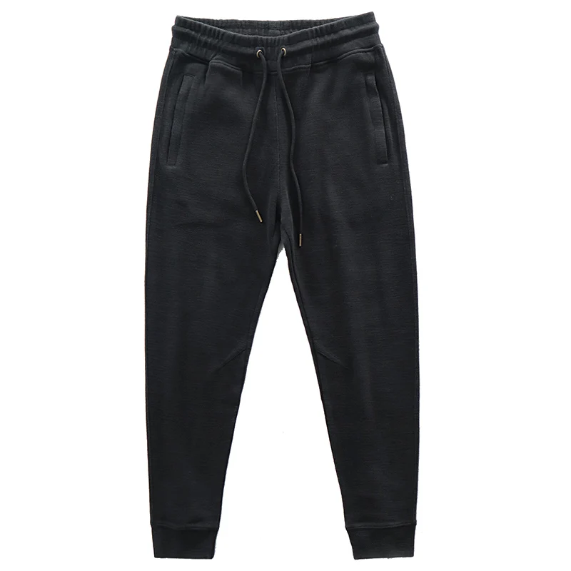 307# Autumn Japanese Retro Knitted Ankle-length Sweatpants Men's Fashion Elastic Waist Drawstring Sport Casual Ankle-tied Pants
307# Autumn Japanese Retro Knitted Ankle-length Sweatpants Men's Fashion Elastic Waist Drawstring Sport Casual Ankle-tied Pants