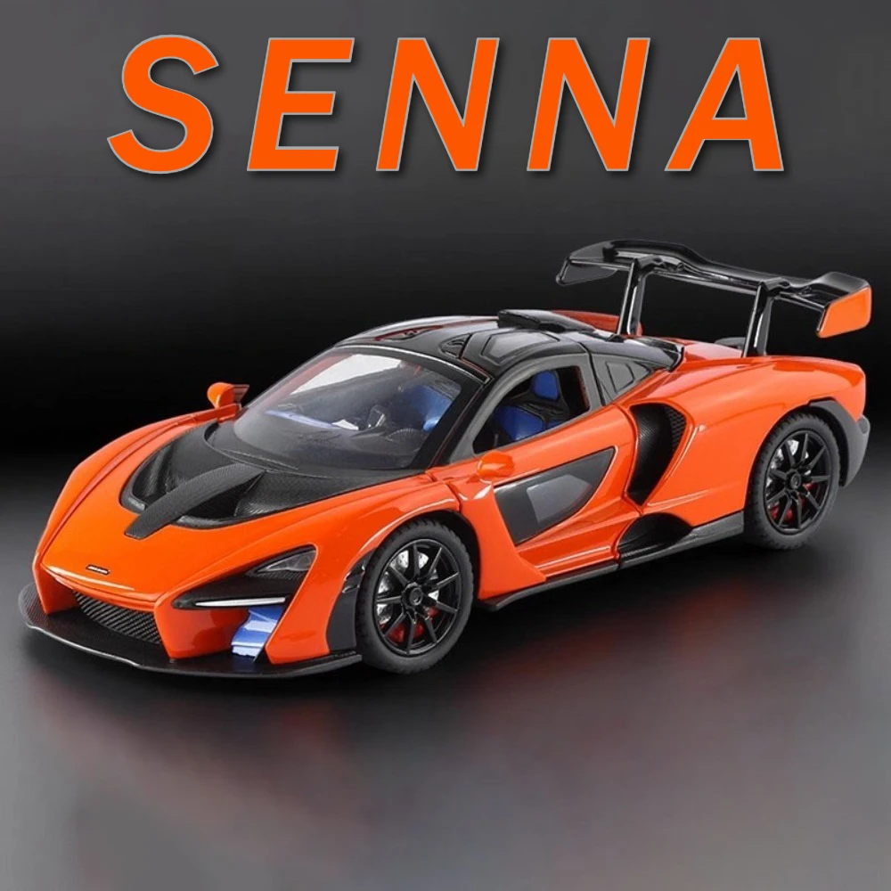 1:24 Senna Bolide Car Model Toy Alloy Diecast Shock Absorption Spray Vehicle Models Sound Light Pull Back Toys Gifts for Boys
1:24 Senna Bolide Car Model Toy Alloy Diecast Shock Absorption Spray Vehicle Models Sound Light Pull Back Toys Gifts for Boys