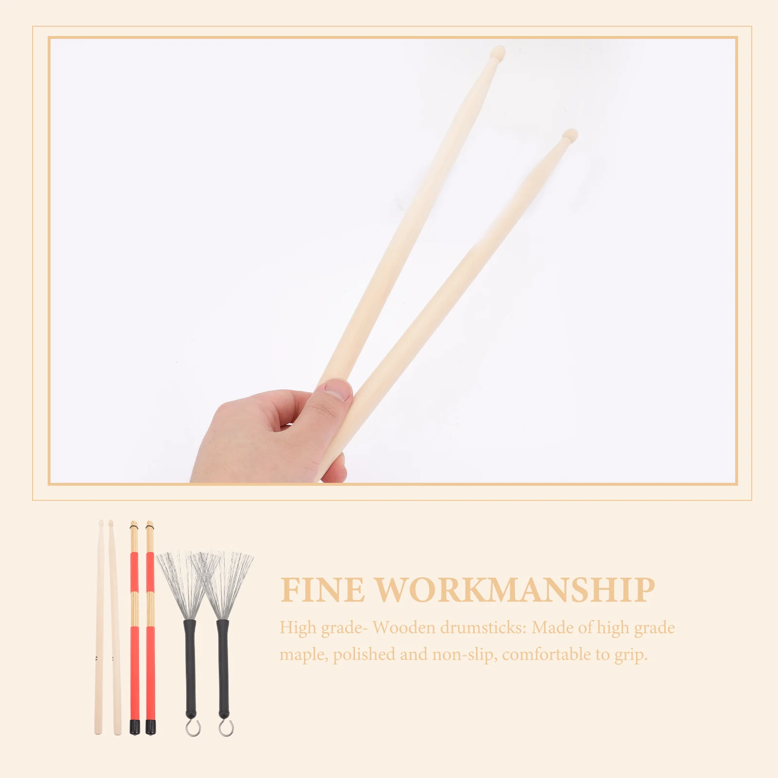 Wire Brush Sticks Steel Jazz Child Multi-use Wire Drum Brush Drum Set Practice Stage Performance Percussion Accessories
Wire Brush Sticks Steel Jazz Child Multi-use Wire Drum Brush Drum Set Practice Stage Performance Percussion Accessories