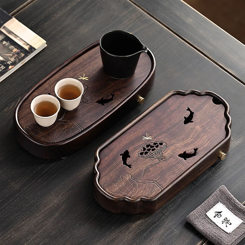 Household solid wood tea tray, simple office water storage small tea table water cup tray
Household solid wood tea tray, simple office water storage small tea table water cup tray