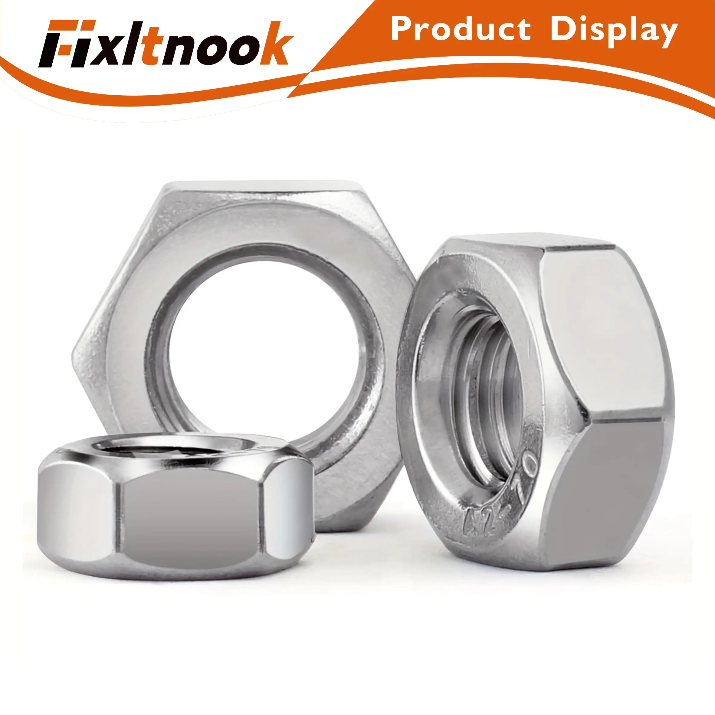 210 pieces M3-M8 hex nut classification kit, stainless steel (304) 18-8 nuts, used for screws and bolts
210 pieces M3-M8 hex nut classification kit, stainless steel (304) 18-8 nuts, used for screws and bolts