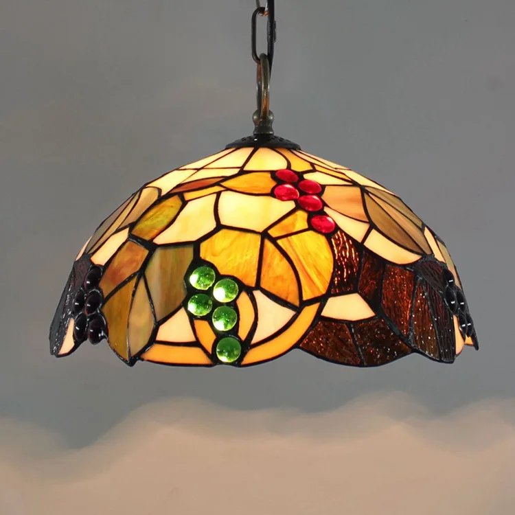 American Garden Tiffany Stained Glass Restaurant Grape Candelier 12 Inc30cm Bar Lamp
American Garden Tiffany Stained Glass Restaurant Grape Candelier 12 Inc30cm Bar Lamp