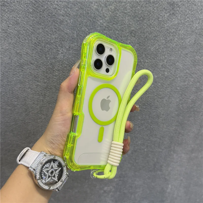 3 IN 1 Clear Shockproof Magnetic Magsafe Lanyard Case For iPhone 16 15 14 15Pro Max Wireless Charge Hand Wrist Strap Hard Cover
3 IN 1 Clear Shockproof Magnetic Magsafe Lanyard Case For iPhone 16 15 14 15Pro Max Wireless Charge Hand Wrist Strap Hard Cover