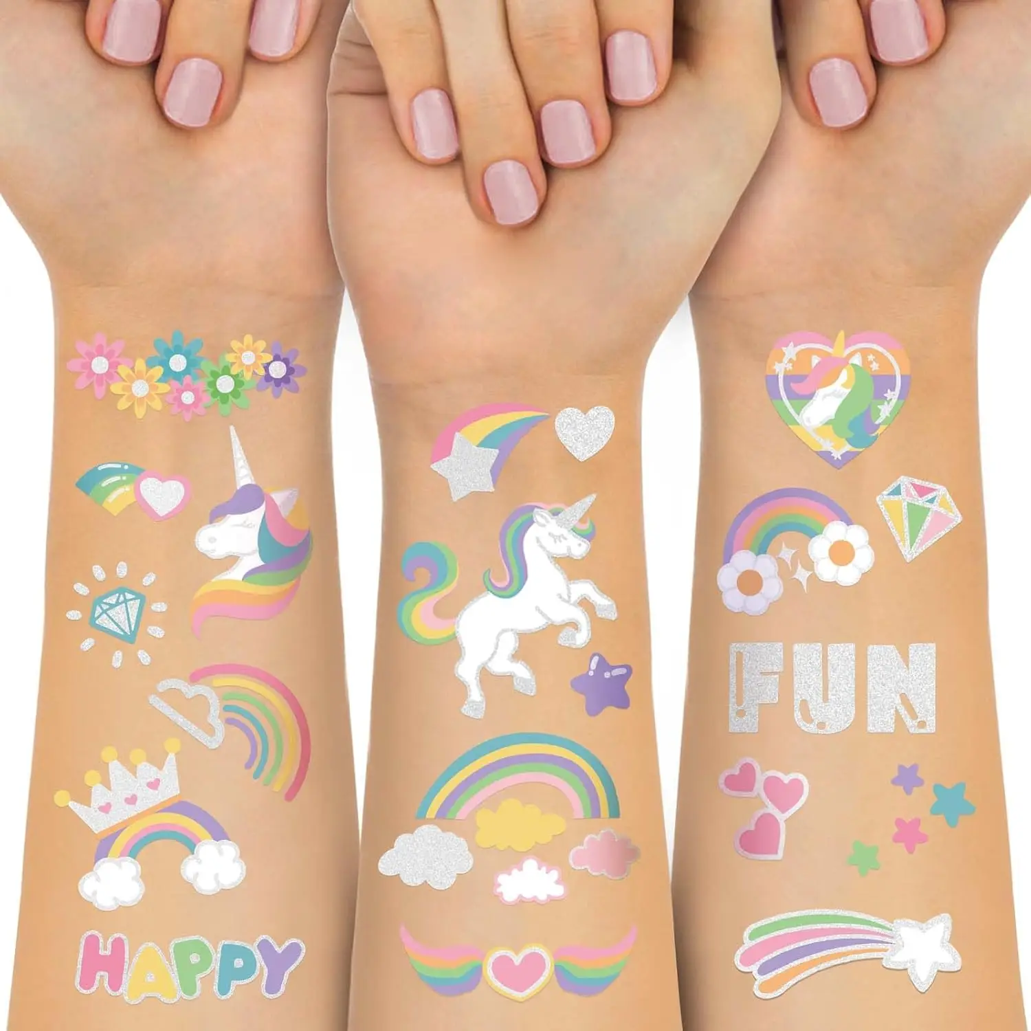 Waterproof Temporary Tattoos - 118pcs Groovy Fake Tattoo for Kids Birthday Party Supplies, Star
Waterproof Temporary Tattoos - 118pcs Groovy Fake Tattoo for Kids Birthday Party Supplies, Star