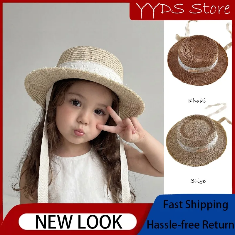 Summer French Girls Straw Hat Lace Bandage Foldable Wide Brim UV Beach Sun Cap
Summer French Girls Straw Hat Lace Bandage Foldable Wide Brim UV Beach Sun Cap