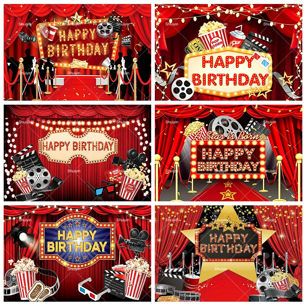 Movie Night Red Carpet Backdrop Star Cinema Hollywood-Film Event Adults Birthday Party Decoration Banner Baby Shower Photo Prop
Movie Night Red Carpet Backdrop Star Cinema Hollywood-Film Event Adults Birthday Party Decoration Banner Baby Shower Photo Prop