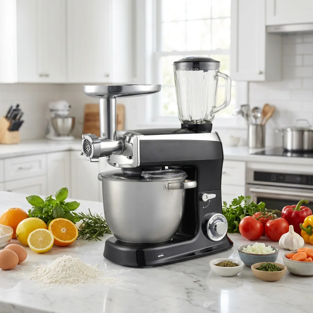 Electric 7.5L 8.5L Dough Mixer Meat Grinder Planetary 4 In 1 Stand Food Mixer 1500W Food Processor Mixer Blender
Electric 7.5L 8.5L Dough Mixer Meat Grinder Planetary 4 In 1 Stand Food Mixer 1500W Food Processor Mixer Blender