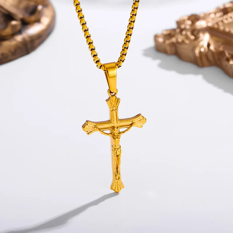 Luxury 24K 9999 Pure Gold real gold Men's and Women's Cross Pendant Box Necklace Ins Popular Style
Luxury 24K 9999 Pure Gold real gold Men's and Women's Cross Pendant Box Necklace Ins Popular Style