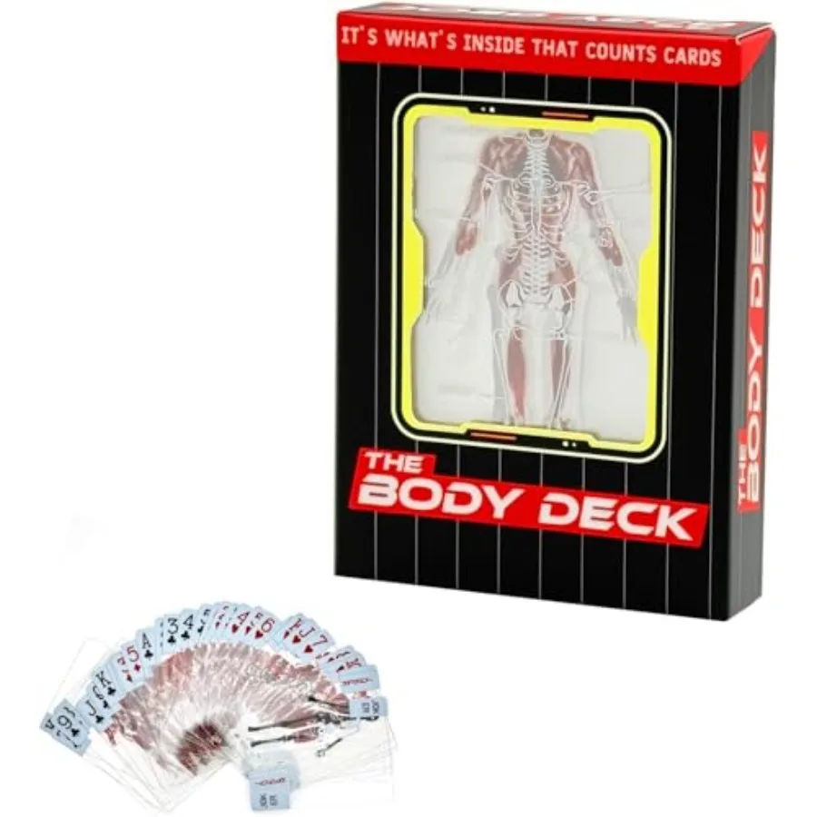 Educational 3D Human Anatomy Playing Cards for Classroom Use Transparent PVC Material Clear Color Waterproof and Durable
Educational 3D Human Anatomy Playing Cards for Classroom Use Transparent PVC Material Clear Color Waterproof and Durable