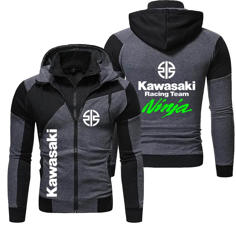 Kawasaki Racing Motorcycle Team Men's Zipper Hoodie Spring And Autumn Fashion Men's Sportswear 2025 New Sport Women's Jacket Coa 
Kawasaki Racing Motorcycle Team Men's Zipper Hoodie Spring And Autumn Fashion Men's Sportswear 2025 New Sport Women's Jacket Coa