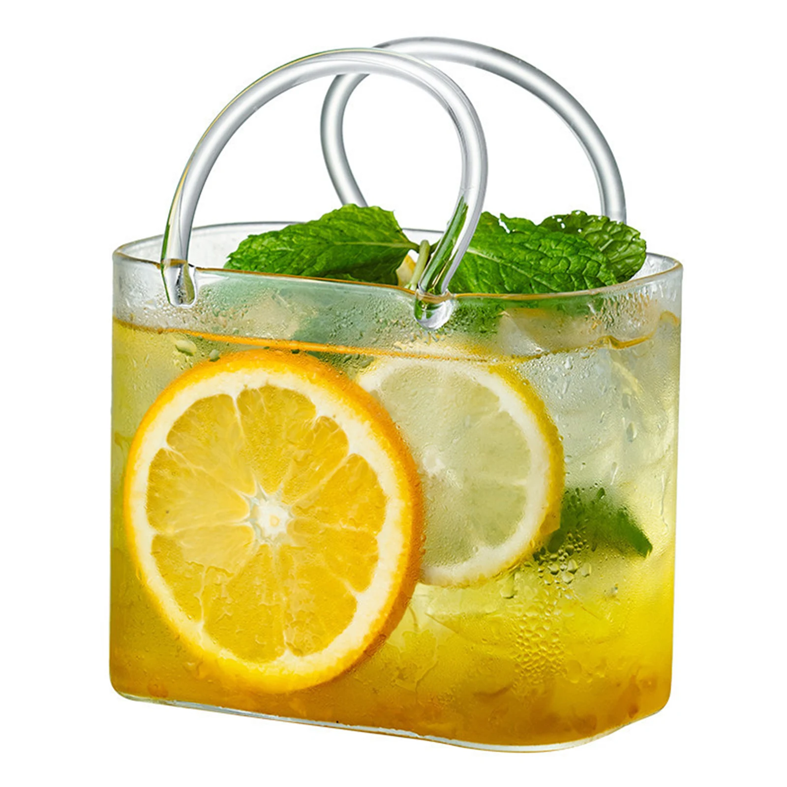 Purse Bag Shape Wine Cup with Glass Straw Fish Tank Vase Creative Drinking Mug for Fruit Juice Tea Matcha Coffee Flowers
Purse Bag Shape Wine Cup with Glass Straw Fish Tank Vase Creative Drinking Mug for Fruit Juice Tea Matcha Coffee Flowers