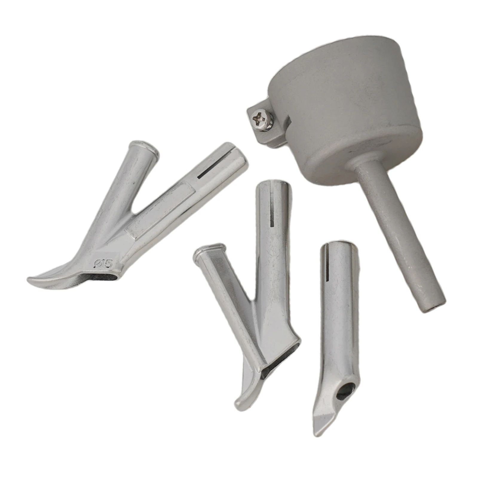 For Vinyl Plastic PVC Welding Heat Torch Tip Speed Welding Nozzle 5mm Set Silver Titanium Alloy Tools Versatile
For Vinyl Plastic PVC Welding Heat Torch Tip Speed Welding Nozzle 5mm Set Silver Titanium Alloy Tools Versatile