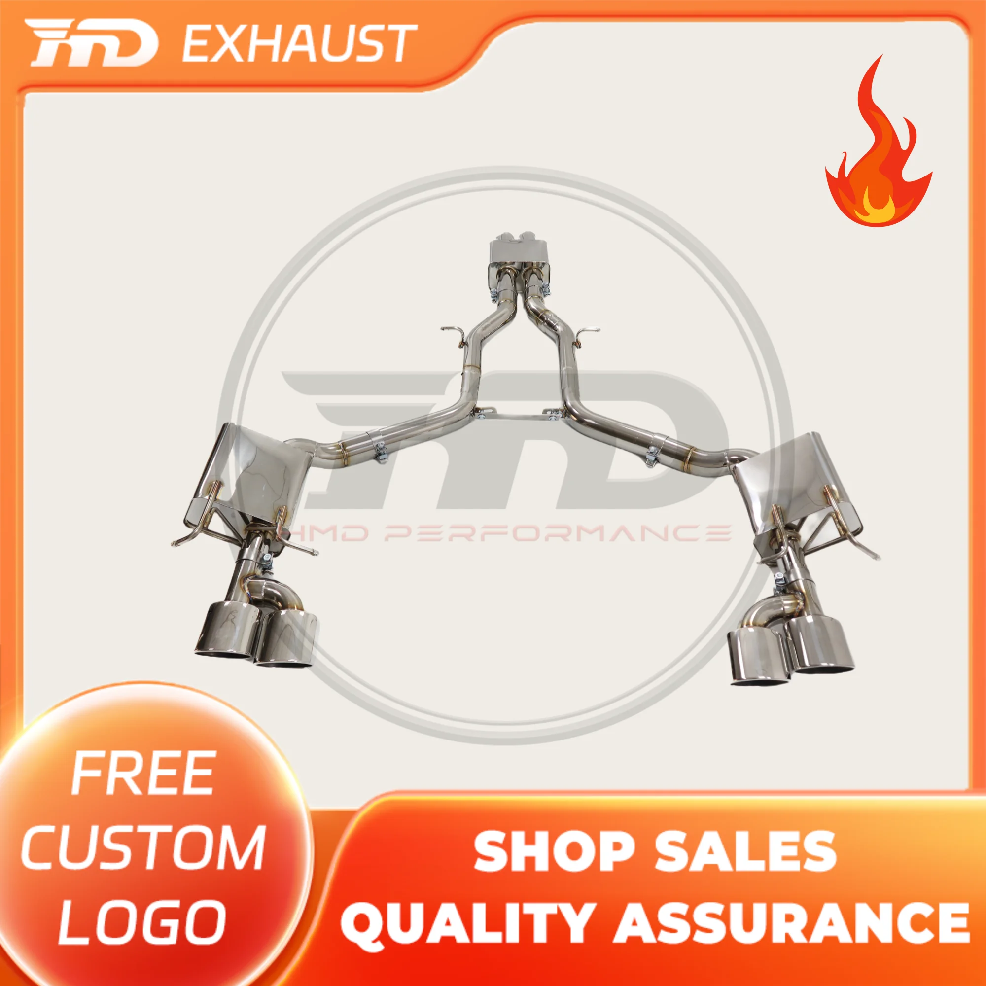 HMD Stainless steel Exhaust System High Flow Performance Catback for Mercedes-Benz w204 C63 Car Accessories without Valve
HMD Stainless steel Exhaust System High Flow Performance Catback for Mercedes-Benz w204 C63 Car Accessories without Valve