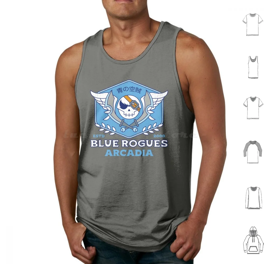 Blue Rogues Grunge Emblem Tank Tops Print Cotton Skies Of Arcadia Skies Of Arcadia Legends Sky Pirates Pirate Air Pirates 
Blue Rogues Grunge Emblem Tank Tops Print Cotton Skies Of Arcadia Skies Of Arcadia Legends Sky Pirates Pirate Air Pirates