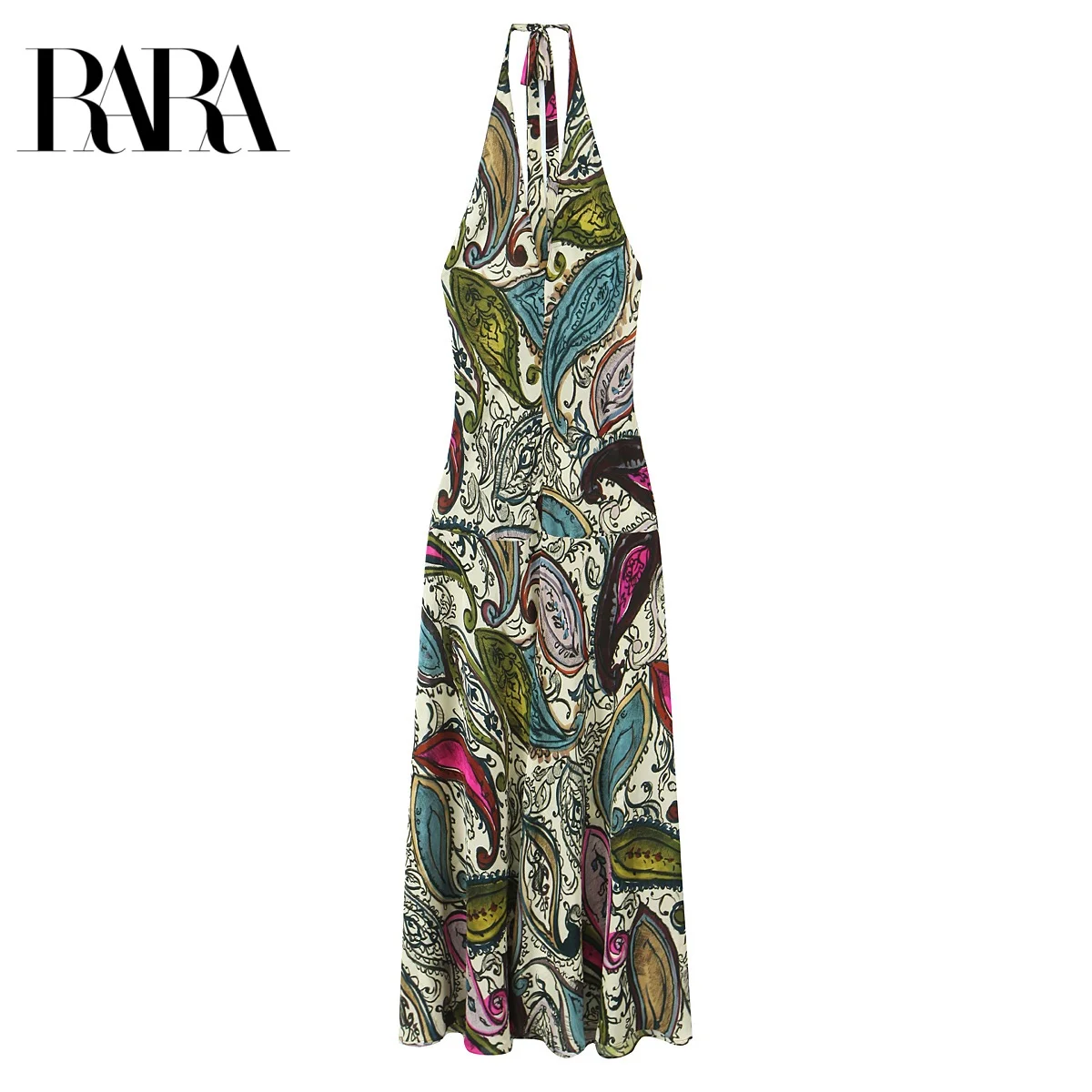 RARA2025 Summer New Women's Fashion Temperament Holiday Style Series Printed Halter Neck Backless Dress
RARA2025 Summer New Women's Fashion Temperament Holiday Style Series Printed Halter Neck Backless Dress