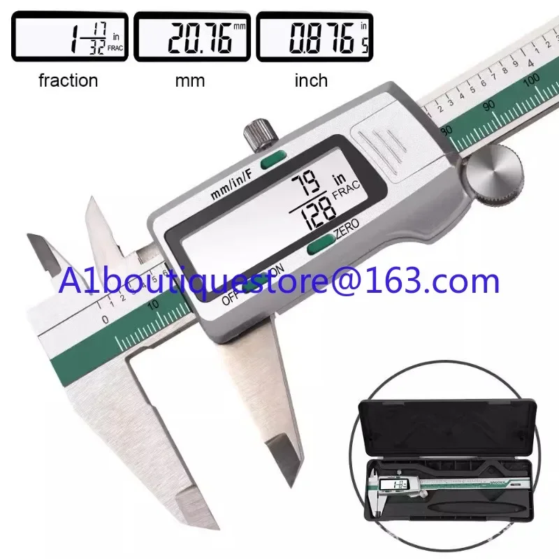 ET50 High Precision Vernier Caliper Industrial Grade Stainless Steel Strip Fractional Belt Digital Display
ET50 High Precision Vernier Caliper Industrial Grade Stainless Steel Strip Fractional Belt Digital Display
