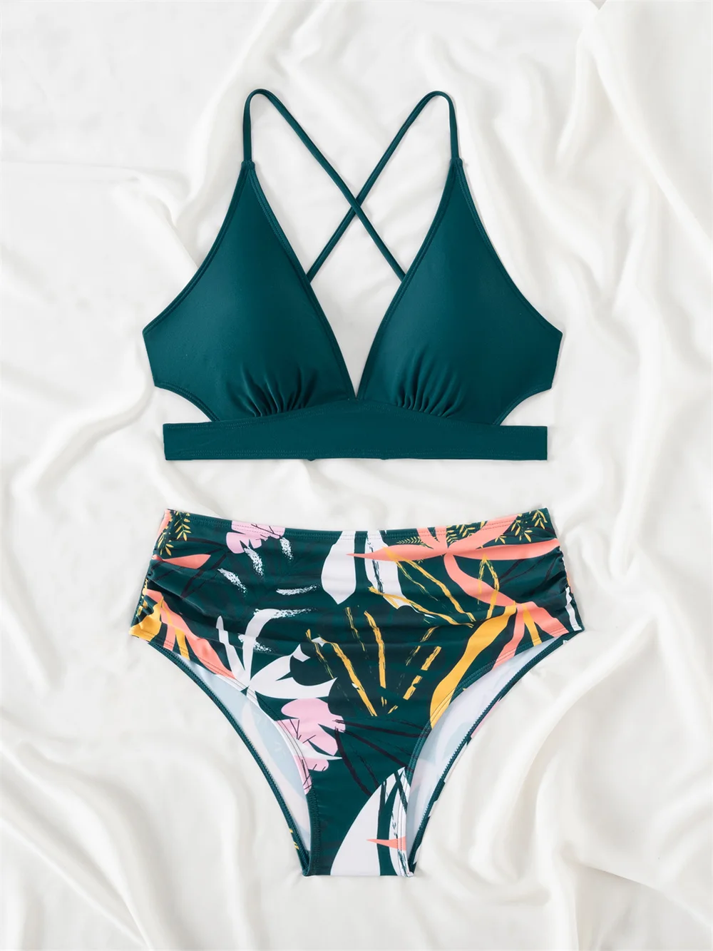 Cross String Backless Bandage Bikini Fashion Print Swimsuit Push Up High Waist Swimwear Bikinis Women Beach Biquini Bathing Suit
Cross String Backless Bandage Bikini Fashion Print Swimsuit Push Up High Waist Swimwear Bikinis Women Beach Biquini Bathing Suit