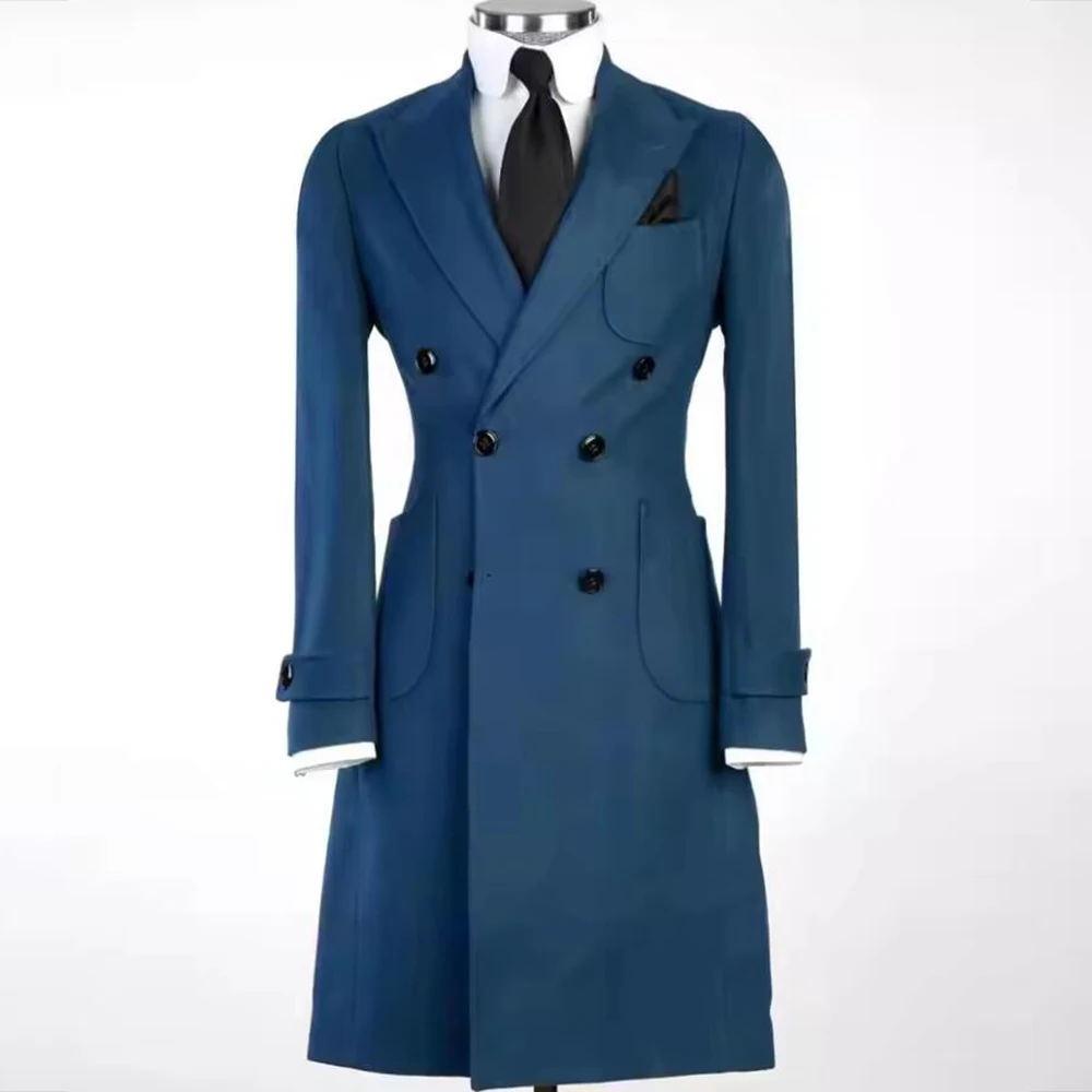 Vintage Men's Thick Suit Jackets Smart Casual Tweed Overcoat Plus Double Breasted Long Coat Peaked Lapel Blazers Customized
Vintage Men's Thick Suit Jackets Smart Casual Tweed Overcoat Plus Double Breasted Long Coat Peaked Lapel Blazers Customized