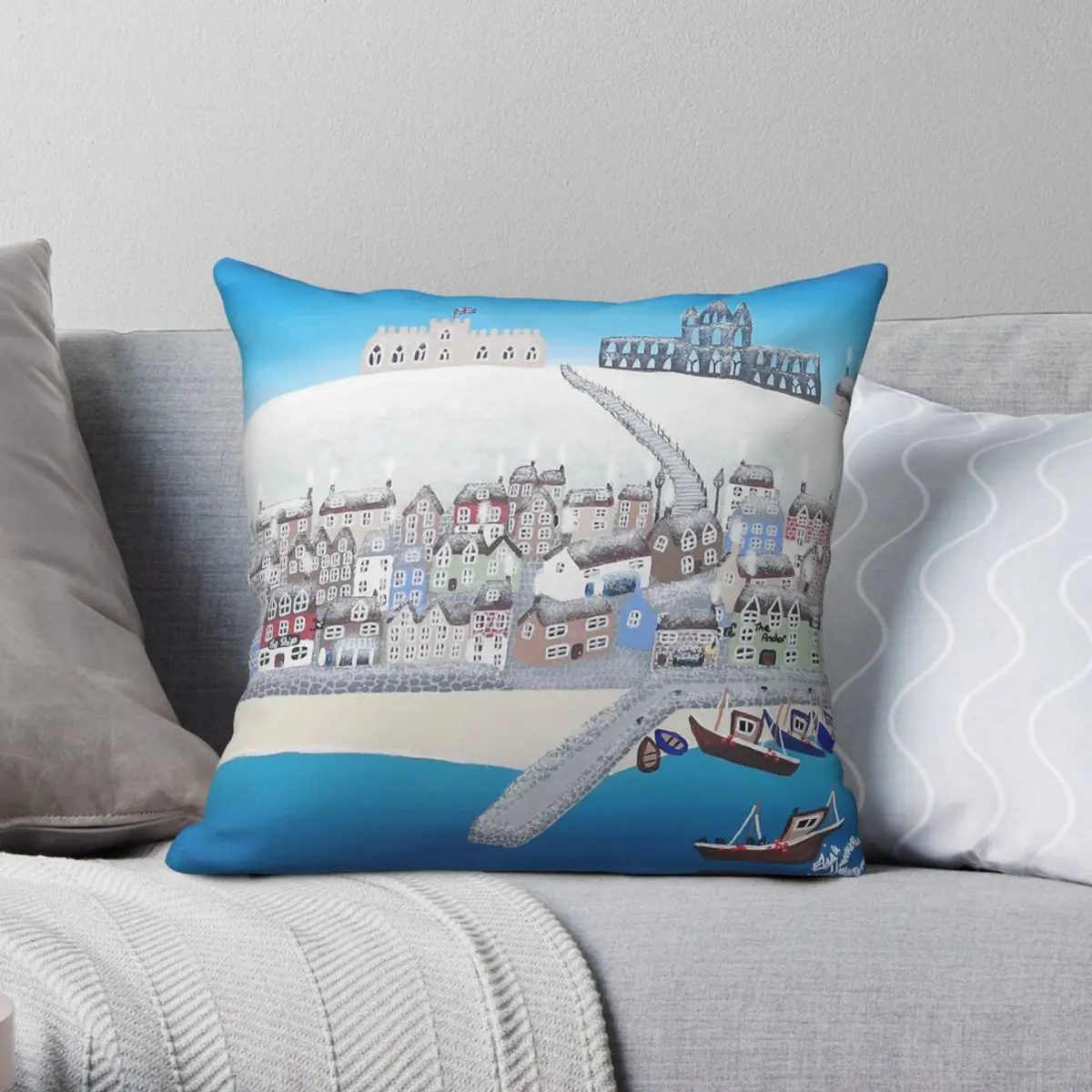 Wintery Whitby Contemporary Square Pillowcase Polyester Linen Velvet Creative Zip Decor Home Cushion Cover 45x45
Wintery Whitby Contemporary Square Pillowcase Polyester Linen Velvet Creative Zip Decor Home Cushion Cover 45x45