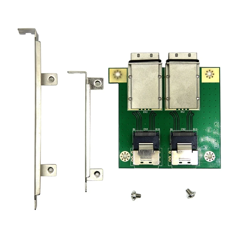 Mini SAS36P-26P PCI Adapter Board SFF8087-8088,8.5mm Baffle,Up to 6GB/s High Speed
Mini SAS36P-26P PCI Adapter Board SFF8087-8088,8.5mm Baffle,Up to 6GB/s High Speed