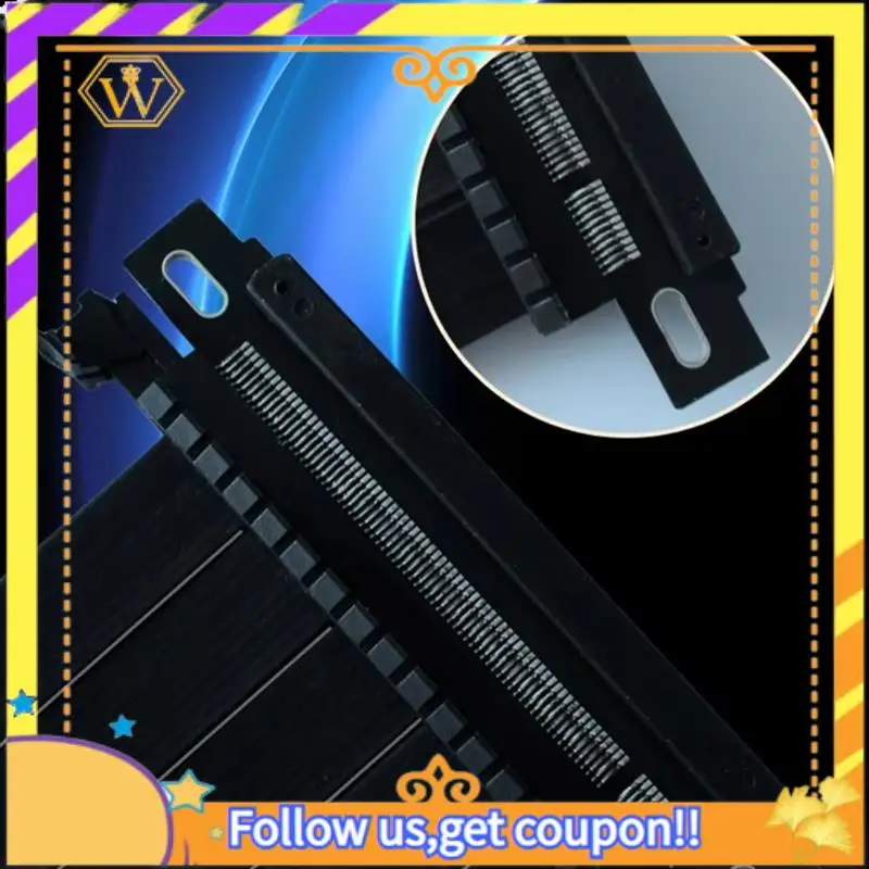 Latest-PCIE 4.0 X16 Riser Cable Double Reverse Adapters Cable PCIE X16 Male To 90 Degree Female Extension Cord 15Cm
Latest-PCIE 4.0 X16 Riser Cable Double Reverse Adapters Cable PCIE X16 Male To 90 Degree Female Extension Cord 15Cm