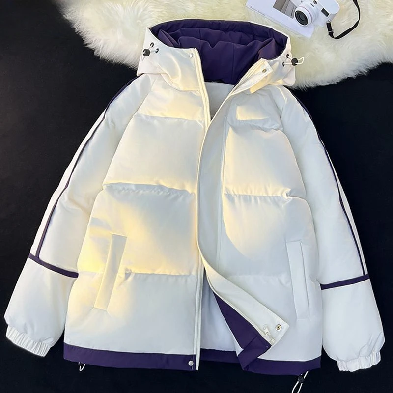 American Fashion Winter Loose Casual Parkas Men's Down Cotton Jacket Couple Splicing Thick Warm Cotton Jacket Male Clothing
American Fashion Winter Loose Casual Parkas Men's Down Cotton Jacket Couple Splicing Thick Warm Cotton Jacket Male Clothing