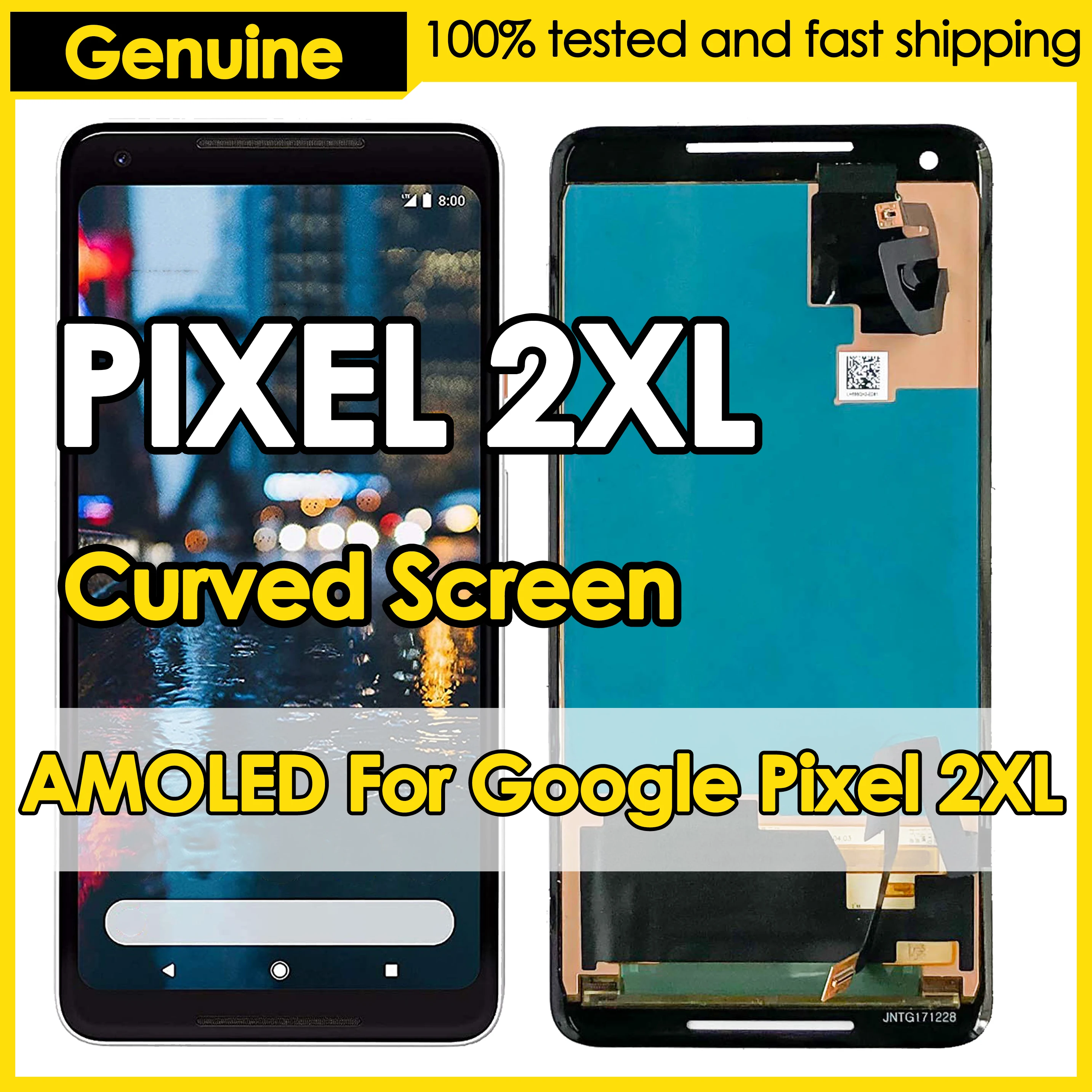 OEM OLED для Google Pixel 2XL ЖК-дисплей сенсорный дигитайзер в сборе экран для Google Pixel 2 XL ЖК-экран Замена G011C
OEM OLED для Google Pixel 2XL ЖК-дисплей сенсорный дигитайзер в сборе экран для Google Pixel 2 XL ЖК-экран Замена G011C