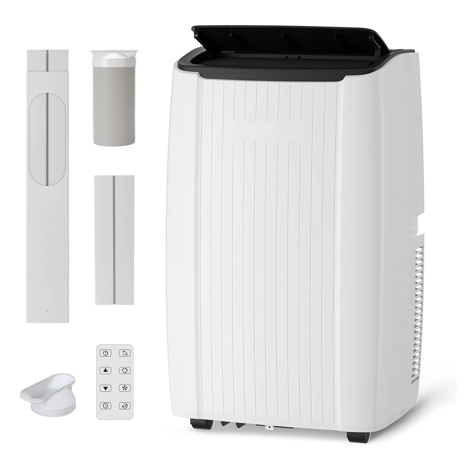 12000/14000 BTU Portable Air Conditioner, 3-in-1 AC Unit with Dehumidifier & Fan, Powerful Cooling for Large Rooms Up to 550/700 Sq.Ft, Remote Control, White
12000/14000 BTU Portable Air Conditioner, 3-in-1 AC Unit with Dehumidifier & Fan, Powerful Cooling for Large Rooms Up to 550/700 Sq.Ft, Remote Control, White