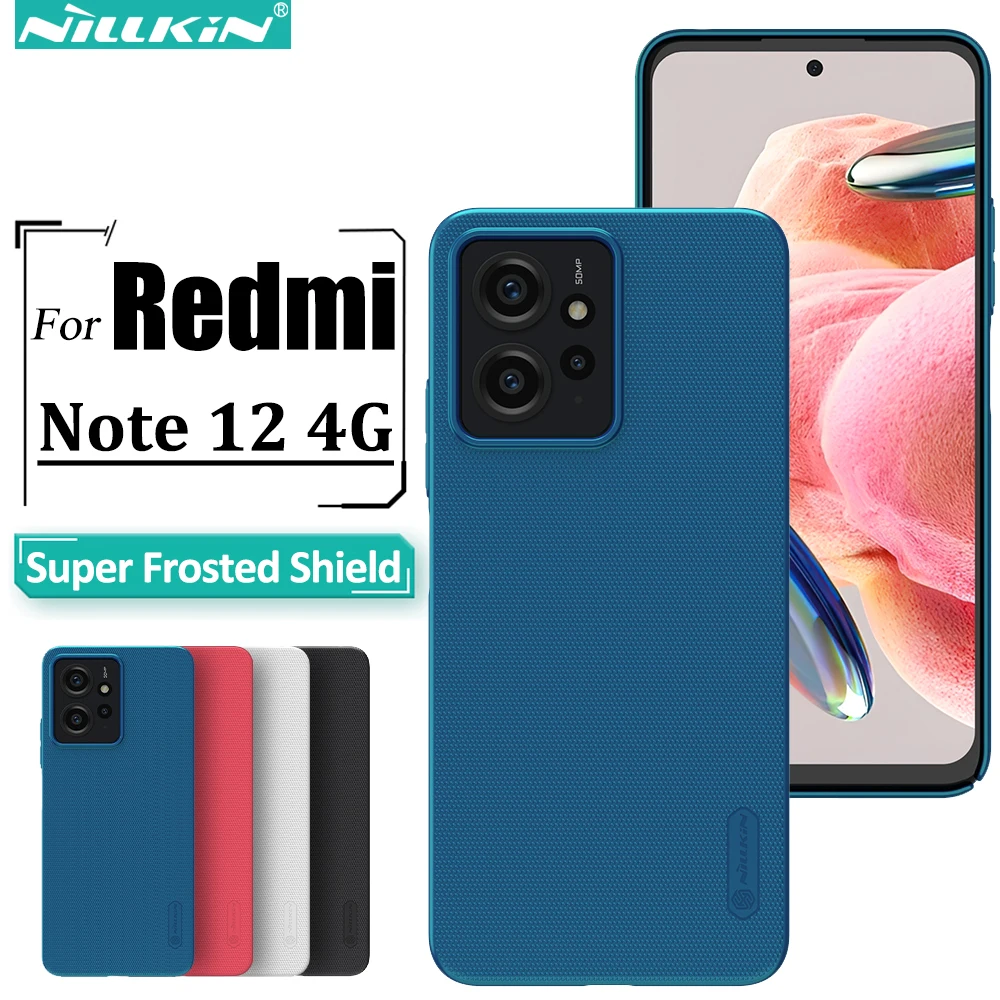 Чехол Nillkin для Xiaomi Redmi Note 12 4G, матовый чехол, роскошная жесткая защитная задняя крышка из поликарбоната
Чехол Nillkin для Xiaomi Redmi Note 12 4G, матовый чехол, роскошная жесткая защитная задняя крышка из поликарбоната