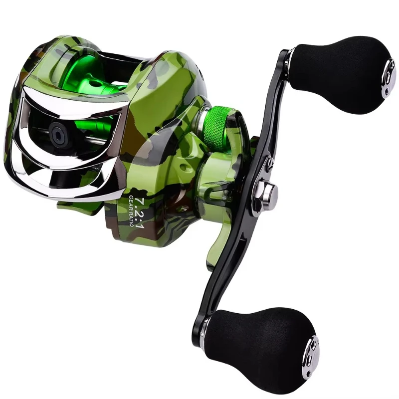 2pcs 18+1BB Axis Metal Interchangeable Baitcasting Saltwater Reel 7.2:1 Gear for Left/Right Sea Fishing Lure Spinning for River
2pcs 18+1BB Axis Metal Interchangeable Baitcasting Saltwater Reel 7.2:1 Gear for Left/Right Sea Fishing Lure Spinning for River