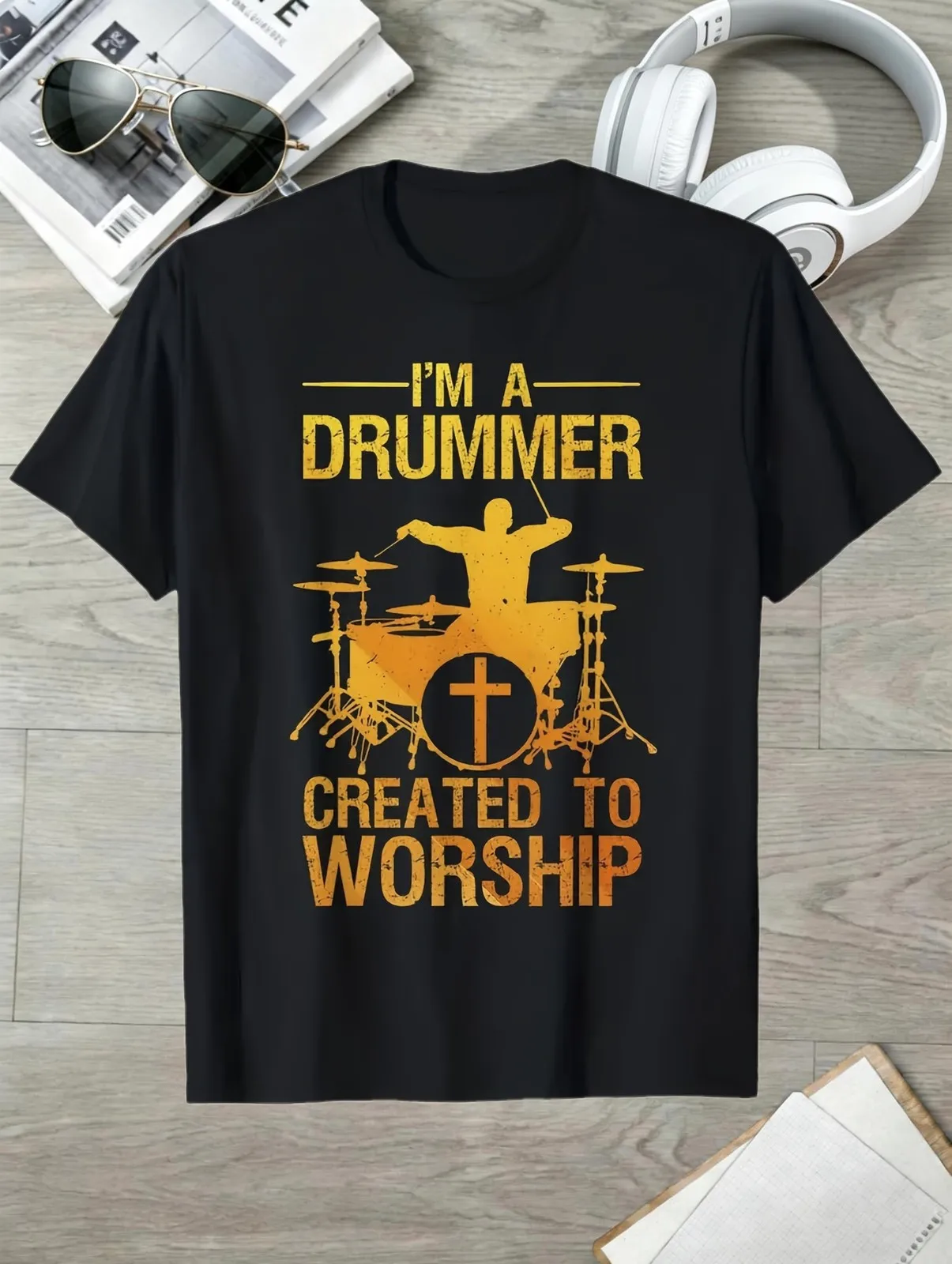 I’m A Drummer Created To Worship Christian Drummer Graphic Men’s T-Shirt Tee
I’m A Drummer Created To Worship Christian Drummer Graphic Men’s T-Shirt Tee