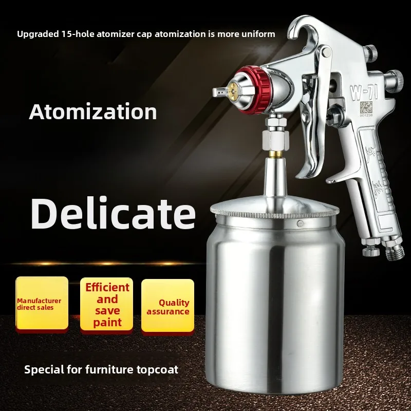 Wenjie W-71/W77 Car Paint Spray Gun Original Furniture Spray Gun High Atomization Paint Spray Gun
Wenjie W-71/W77 Car Paint Spray Gun Original Furniture Spray Gun High Atomization Paint Spray Gun