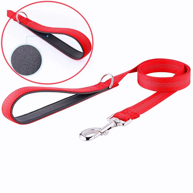 Dog Leash Reflective Dogs Chain 120cm Explosion-proof Leash for Large Dog Walking Durable Nylon Rope Soft Handle Dogs Leashes
Dog Leash Reflective Dogs Chain 120cm Explosion-proof Leash for Large Dog Walking Durable Nylon Rope Soft Handle Dogs Leashes