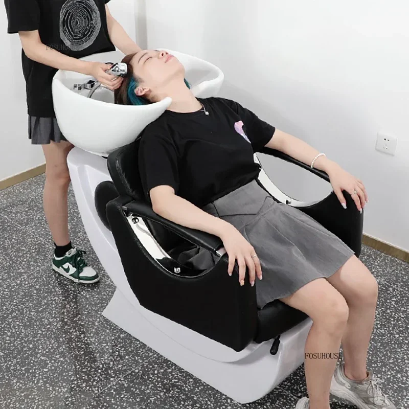 Nordic Small Shampoo Chairs Barber Shop Sitting Shampoo Bed Hair Salon Hair Shop Special Ceramic Basin Deep Basin Flushing Bed B
Nordic Small Shampoo Chairs Barber Shop Sitting Shampoo Bed Hair Salon Hair Shop Special Ceramic Basin Deep Basin Flushing Bed B