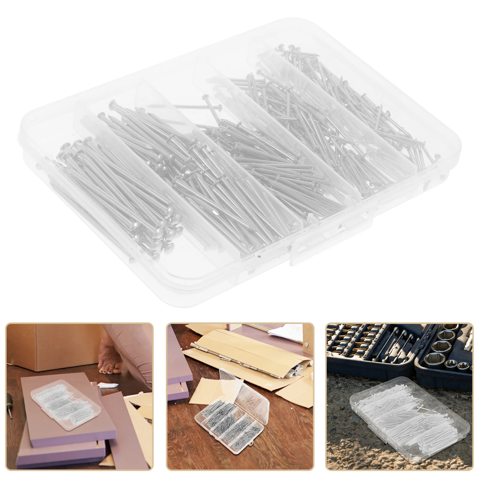 1 Set Hardware Nails Variety Sizes Wall Mounting Picture Hanging Tool Storage Box Heavy Duty Frame Mount Kit Household
1 Set Hardware Nails Variety Sizes Wall Mounting Picture Hanging Tool Storage Box Heavy Duty Frame Mount Kit Household