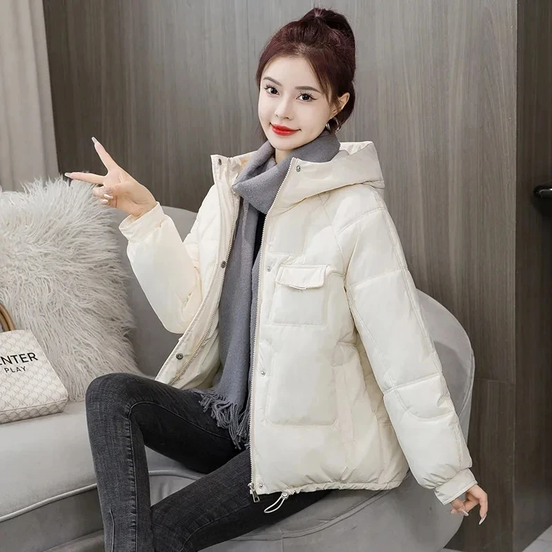 2023 New Winter Coat Women Parka Hooded Jackets Thicken Warm Cotton-padded Puffer Coats Casual Parkas Clothes Loose Outerwear
2023 New Winter Coat Women Parka Hooded Jackets Thicken Warm Cotton-padded Puffer Coats Casual Parkas Clothes Loose Outerwear