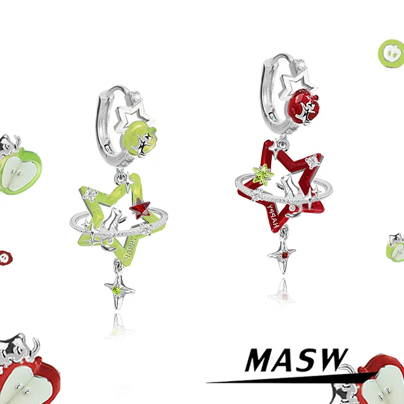 MASW Original Design Luxury Temperament Star Dangle Earrings For Women Female Gifts Fashion Jewelry Ear Accessories 2025 New
MASW Original Design Luxury Temperament Star Dangle Earrings For Women Female Gifts Fashion Jewelry Ear Accessories 2025 New