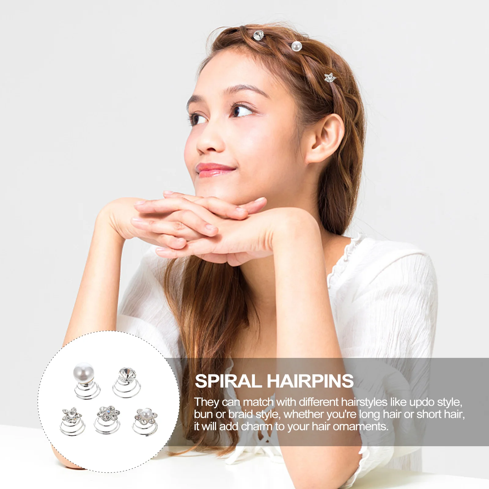 60pcs Pearl Hair Clips Spiral Barrette For Bride Wedding Bridal Hairpin Women Party Prom Birthday Hair Accessories
60pcs Pearl Hair Clips Spiral Barrette For Bride Wedding Bridal Hairpin Women Party Prom Birthday Hair Accessories