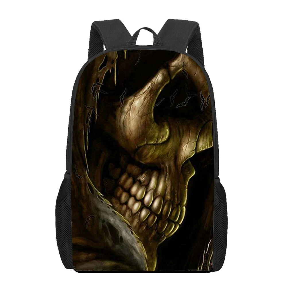 Grim Reaper Skeleton 16 inch Kids School Bags 3D Print Children Book Bags for Girls Boys Orthopedic Schoolbag Primary Backpacks
Grim Reaper Skeleton 16 inch Kids School Bags 3D Print Children Book Bags for Girls Boys Orthopedic Schoolbag Primary Backpacks