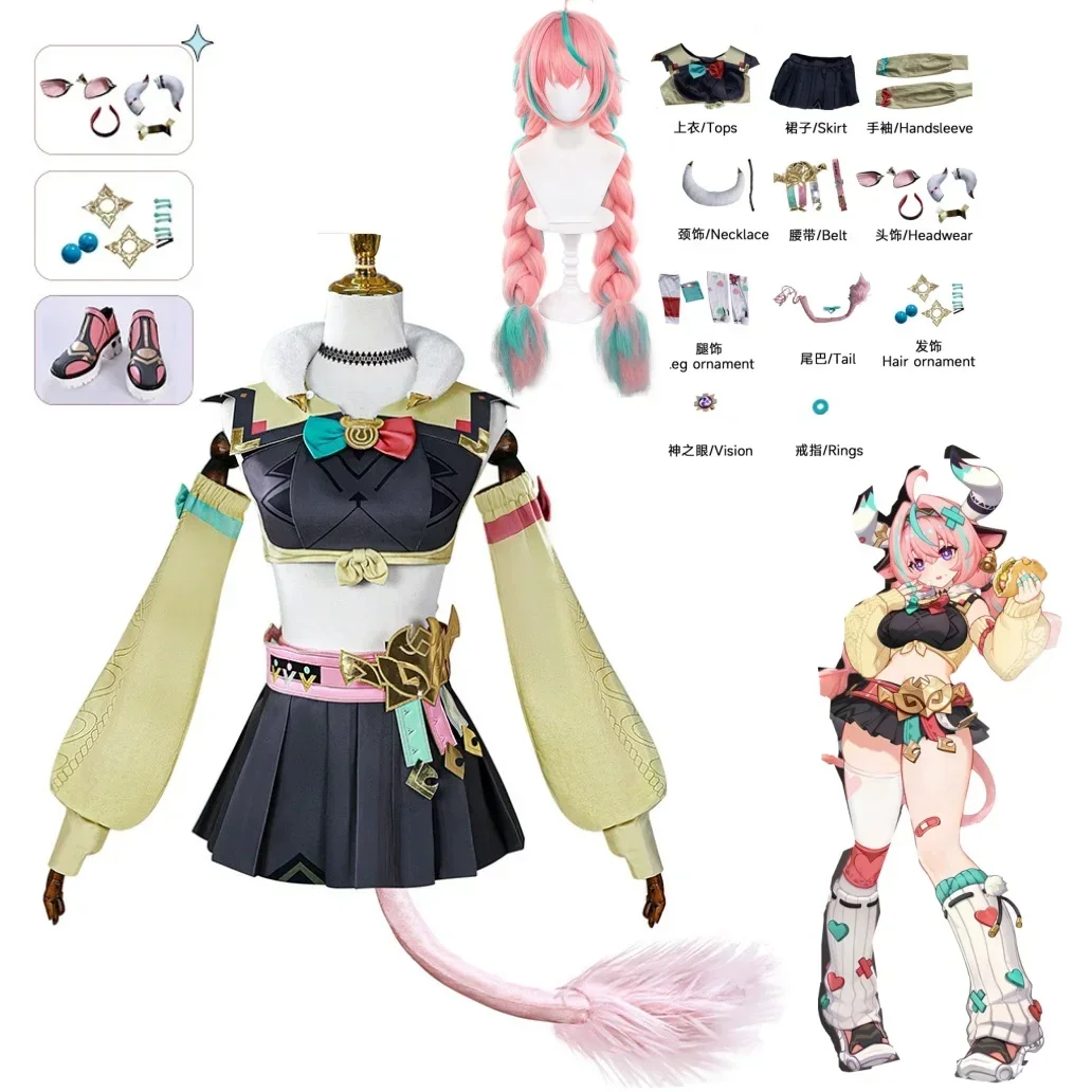 Varesa Cosplay Game Genshin Impact Costume Outfit Cosplay Dress Carnival Halloween Comic Animation Party Clothing Wig Shoes Suit
Varesa Cosplay Game Genshin Impact Costume Outfit Cosplay Dress Carnival Halloween Comic Animation Party Clothing Wig Shoes Suit
