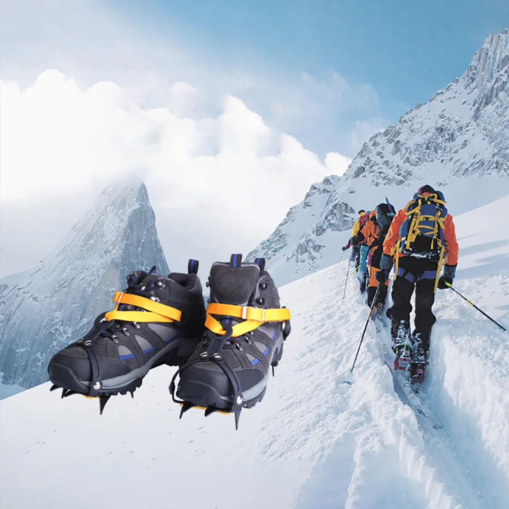 Manganese Steel Crampons Non Slip Shoes Cleats Climbing Accessories Hiking Camping Ice Shoes
Manganese Steel Crampons Non Slip Shoes Cleats Climbing Accessories Hiking Camping Ice Shoes