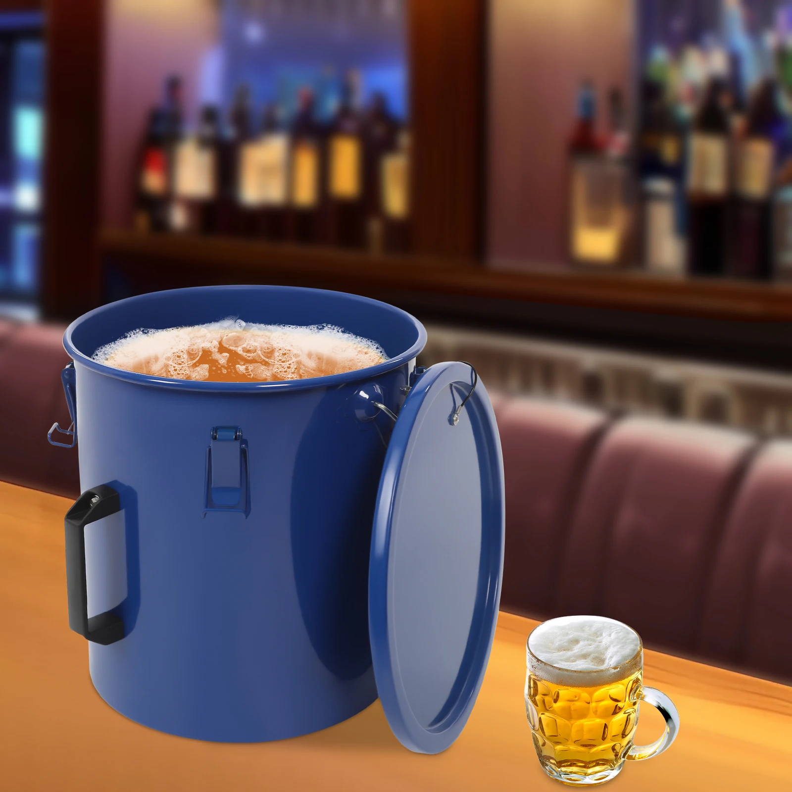 Круглое синее ведро для смазки для фритюрницы 22,71 л, отдельно стоящий контейнер для транспортировки масла, контейнер для утилизации масла для фритюрницы с нейлоновым фильтром-мешком
Круглое синее ведро для смазки для фритюрницы 22,71 л, отдельно стоящий контейнер для транспортировки масла, контейнер для утилизации масла для фритюрницы с нейлоновым фильтром-мешком