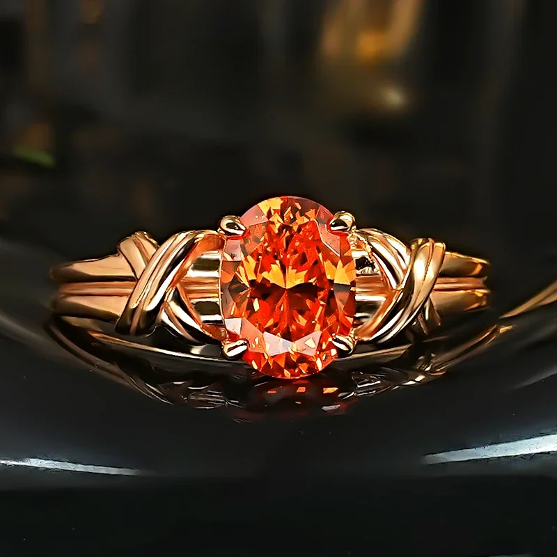 Light luxury Fantawild oval 925 silver ring inlaid with high carbon diamond, with a niche and versatile fashion for women
Light luxury Fantawild oval 925 silver ring inlaid with high carbon diamond, with a niche and versatile fashion for women