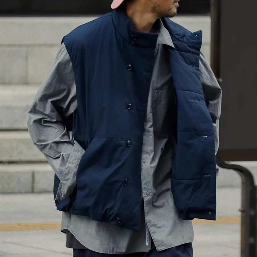 NANA 23AW Thiened Waterproof Stand Collar down Vest Japanese Sle Functional Warmth Youth Faion Autumn Season Casual Wear
NANA 23AW Thiened Waterproof Stand Collar down Vest Japanese Sle Functional Warmth Youth Faion Autumn Season Casual Wear